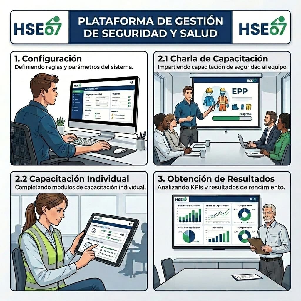 HSEo7: configurar, capacitar y monitorear